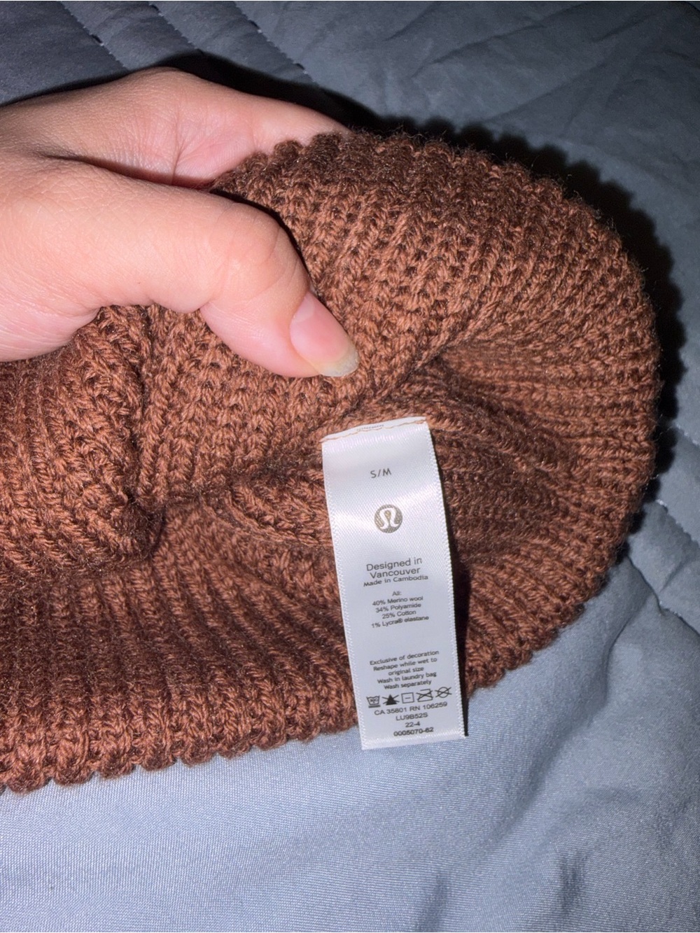 lululemon athletica knit Beanie - Brown - Picture 3 of 3